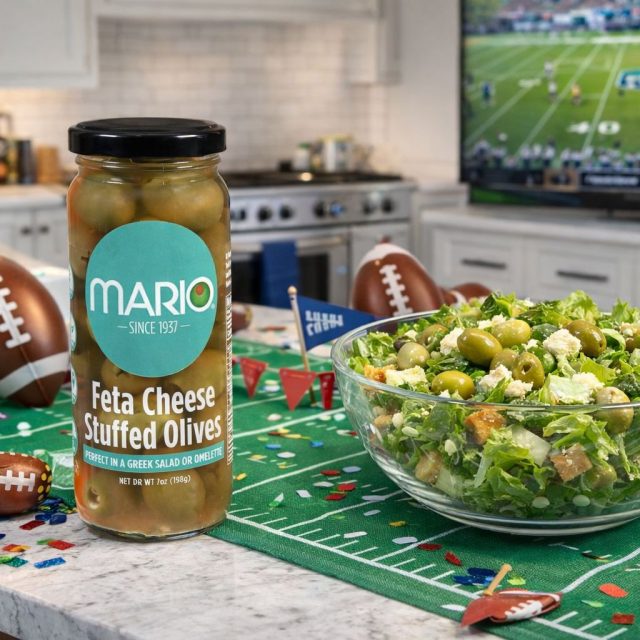 Are you ready for the Super Bowl?🏈
Kickoff flavor starts with Mario olives on your table😍Your game-day lineup isn’t complete without Mario Feta Cheese Stuffed Olives🏆#superbowl #Mariofoods #cheese #olives #america #fun