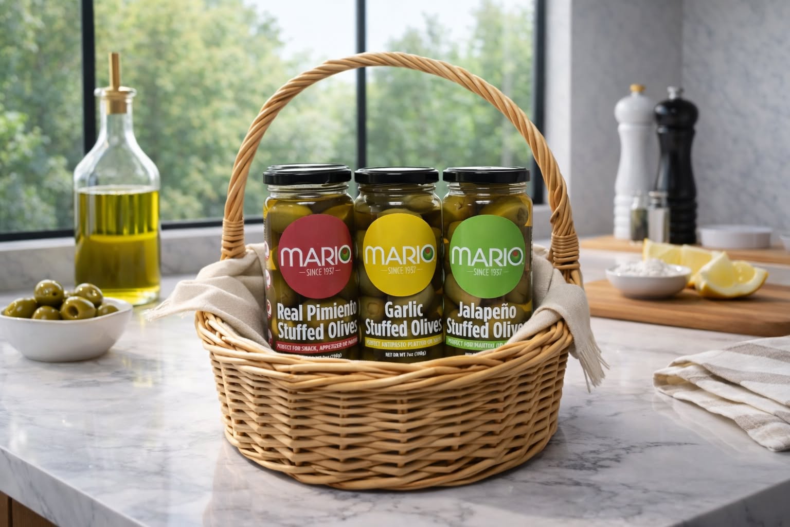 The ultimate olive trio 🫒
From classic pimiento to a spicy jalapeño kick😍There’s something for every craving!#Mariofoods #garlic #jalapeno #olives #trend #bowls