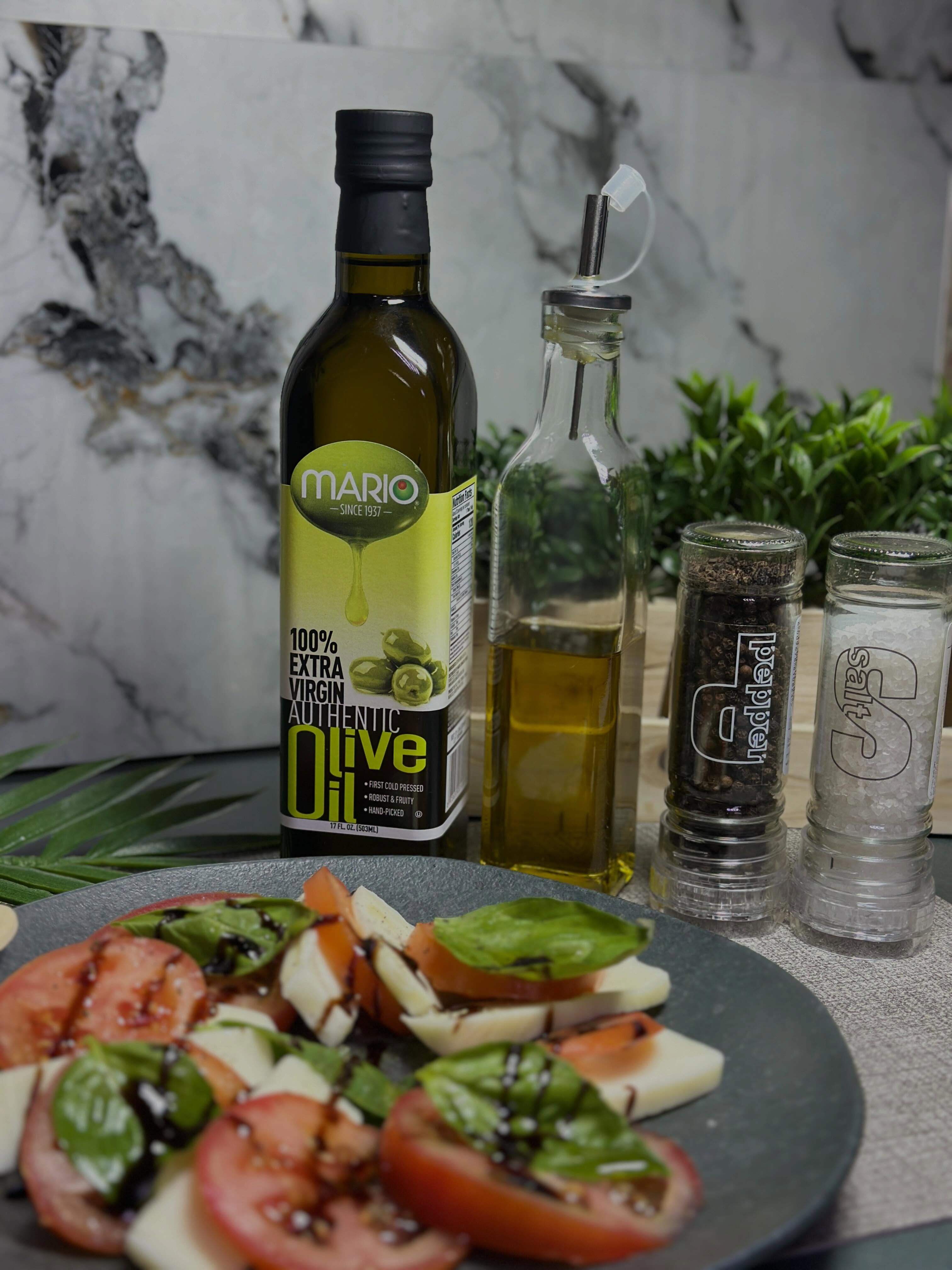 A drizzle can change the whole plate😍
For Extra Virgin Olive Oil Day, we’re celebrating Mario Extra Virgin Olive Oil with a fresh Caprese favorite!Where does EVOO show up most in your kitchen? 👀#Mariofoods #extravirginoliveoil #oliveoil #caprese #trend