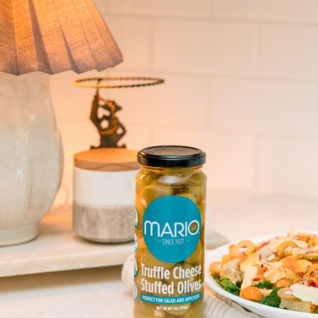An elevated bite made for effortless entertaining😍Mario Truffle Cheese Stuffed Olives pair rich, indulgent flavor
with an easy serving option for cocktail hours,
appetizer boards and special occasions!🫒#MarioFoods #StuffedOlives #Truffle #Cheese #Gatherings