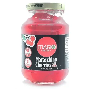 10oz Maraschino Cherries with Stems