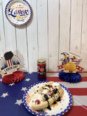 banana split with mario cherries